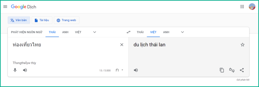 Vi du dich tieng Thai sang tieng Viet 